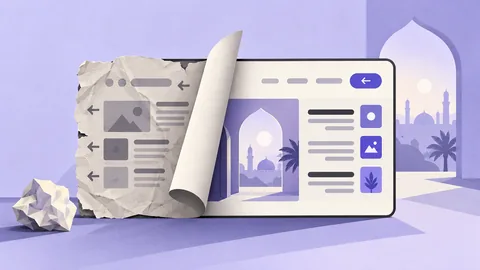 Conceptual illustration: 10 RTL UX Mistakes That Make Arabic Products Feel Translated