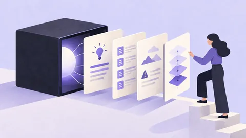 Conceptual illustration: AI Explainability UX: How Much Should the Product Explain?