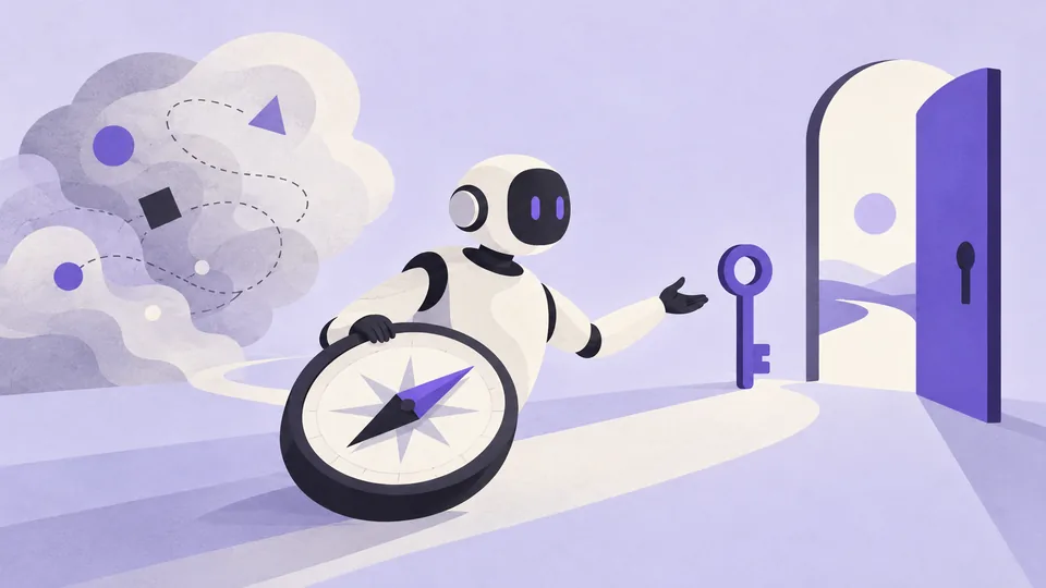 Conceptual illustration of AI Product Designer