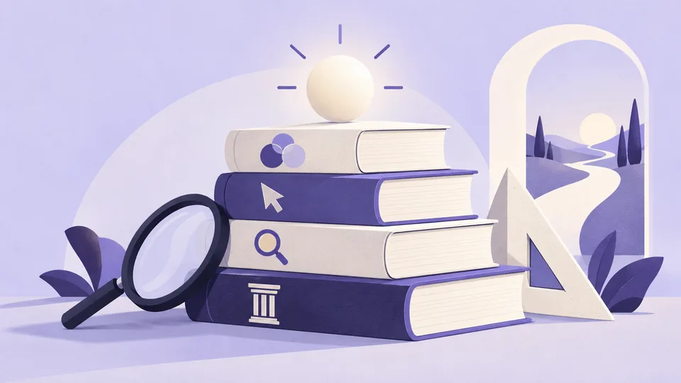 Conceptual illustration: Best UX Resources to Learn Product Design
