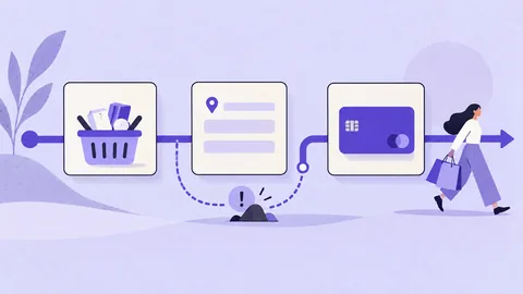 Conceptual illustration: Checkout UX: How to Reduce Cart Abandonment