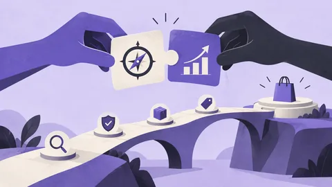Conceptual illustration: CRO vs UX: What's the Difference and Why You Need Both