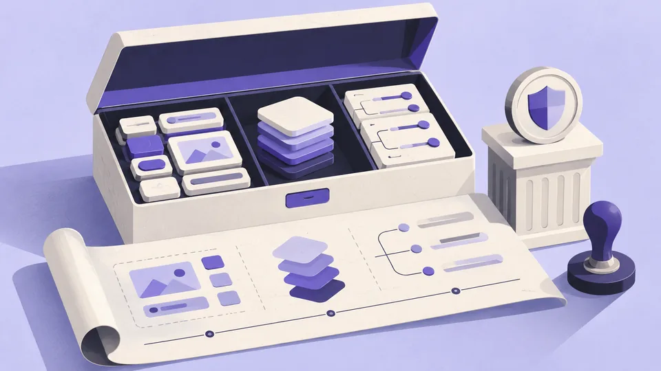 Conceptual illustration: Design System Documentation: What Should You Document?
