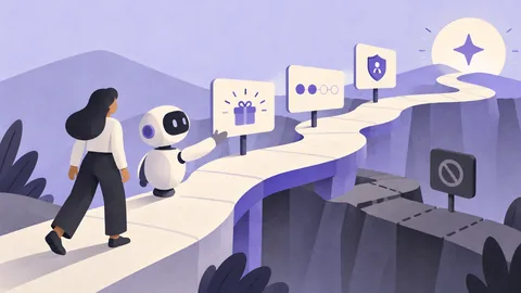 Conceptual illustration: Designing AI Onboarding: Teaching Users What AI Can and Cannot Do