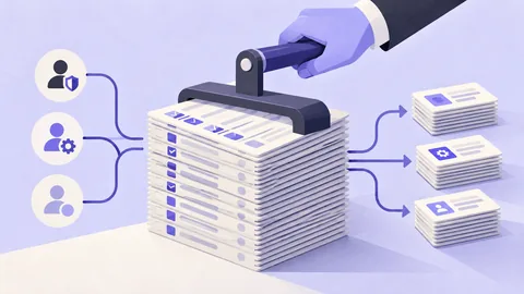 Conceptual illustration: Designing Bulk Actions in Enterprise Applications