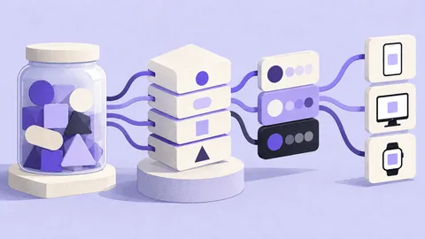 Conceptual illustration: Figma Variables vs Design Tokens: What Product Teams Need to Know