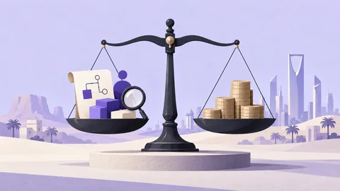 Conceptual illustration: How Much Does UX Design Cost in Saudi Arabia?