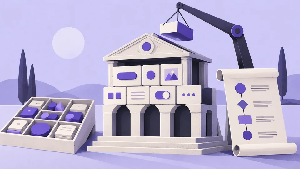 Conceptual illustration: How to Build a Design System From Scratch