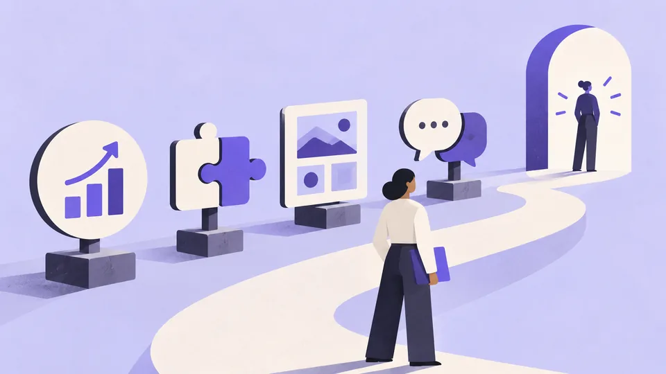 Conceptual illustration: How to Hire a Senior Product Designer