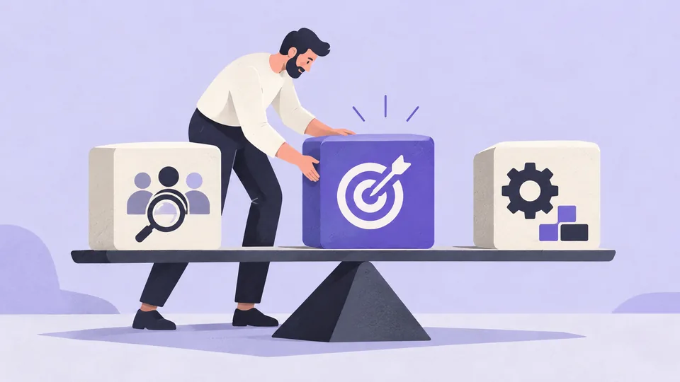Conceptual illustration: How to Prioritize UX Problems