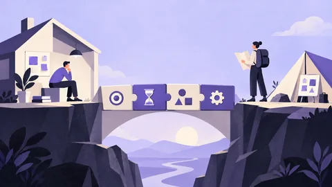Conceptual illustration: In-House Product Designer vs UX Consultant