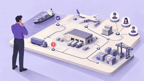 Conceptual illustration: Logistics and Supply Chain UX for Complex Operations