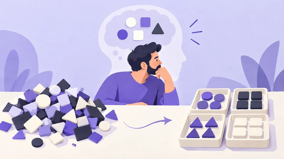Conceptual illustration: Miller's Law in UX: What Designers Get Wrong About 7±2