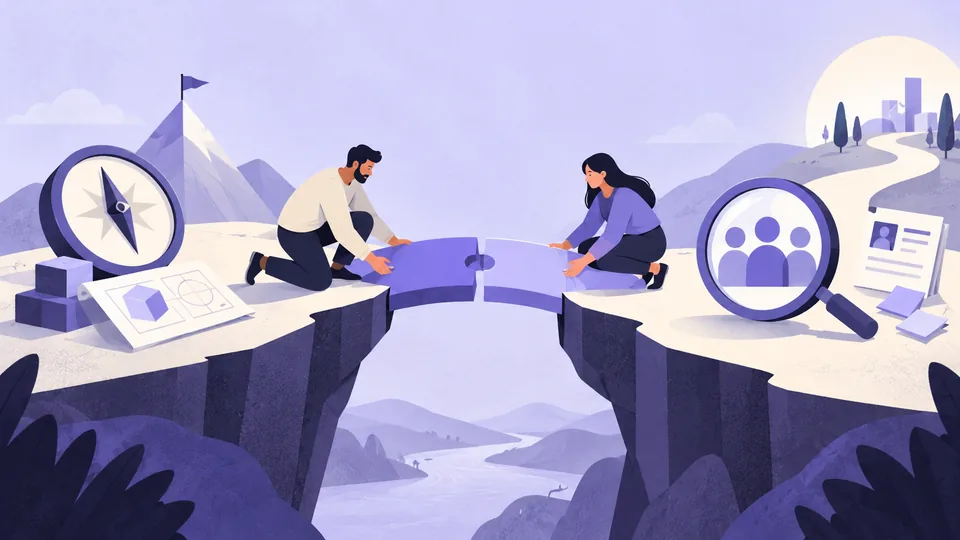 Conceptual illustration: Product Designer vs UX Designer: What's the Difference?