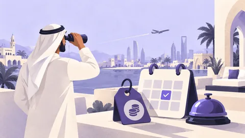 Conceptual illustration: Travel and Hospitality UX in MENA