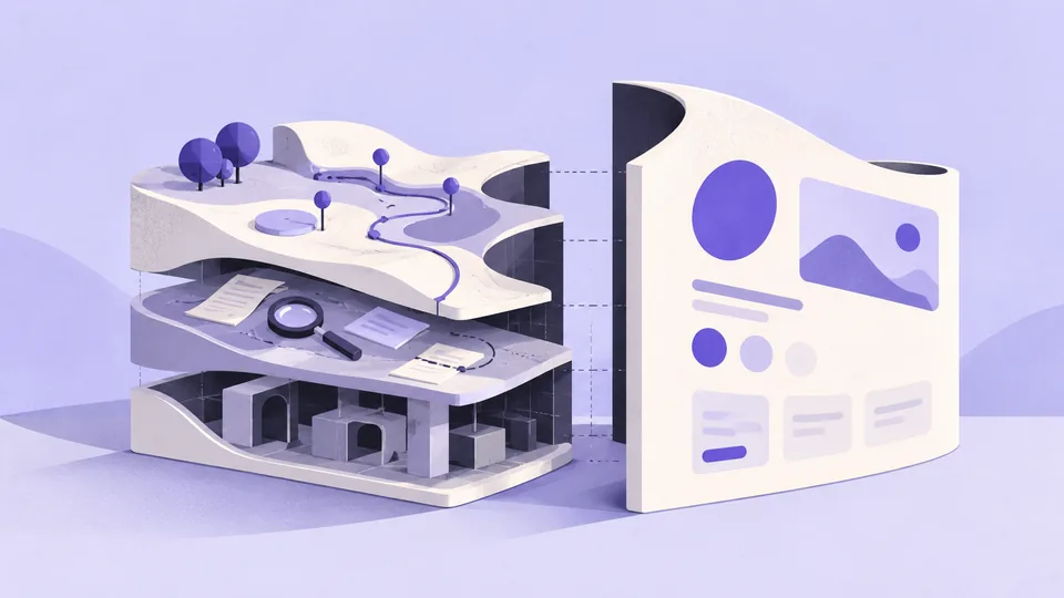 Conceptual illustration: UI vs UX: What's the Difference?
