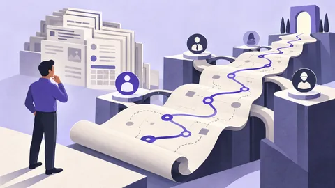 Conceptual illustration: UX for Long and Complex Workflows