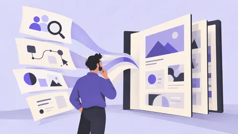 رسم توضيحي مفاهيمي: كيف تعمل Portfolio UX قوي؟