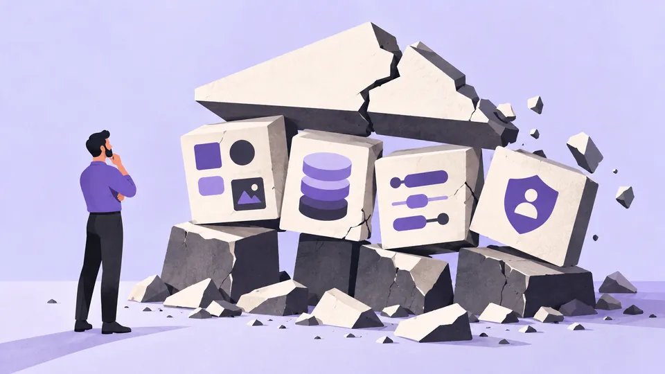 Conceptual illustration: Why Your Design System Is Failing