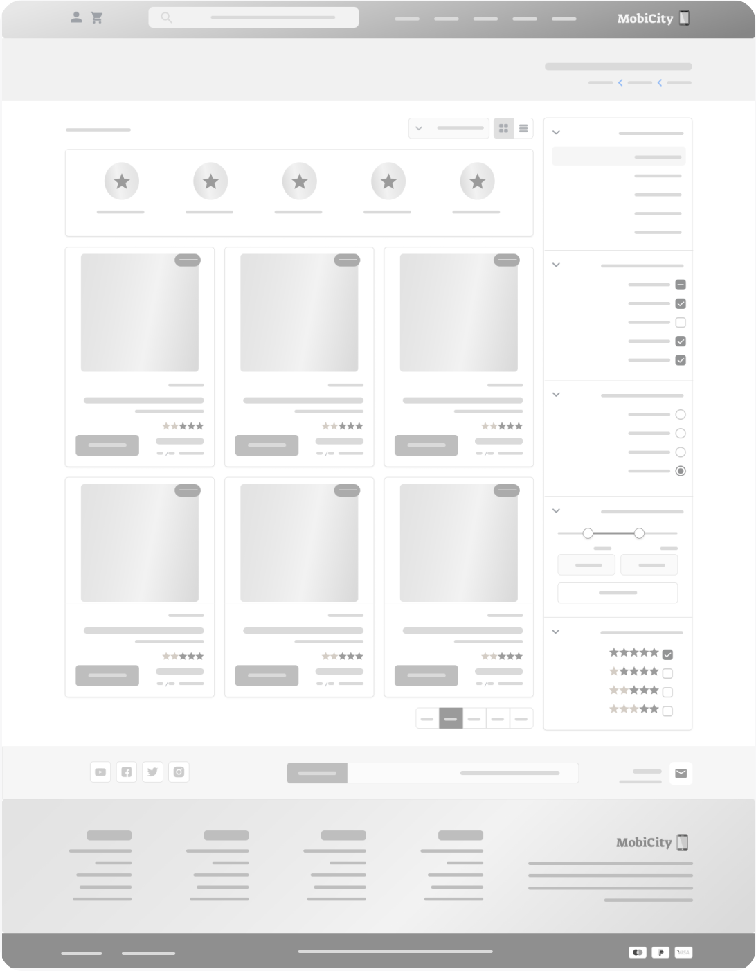 Wireframe — Checkout