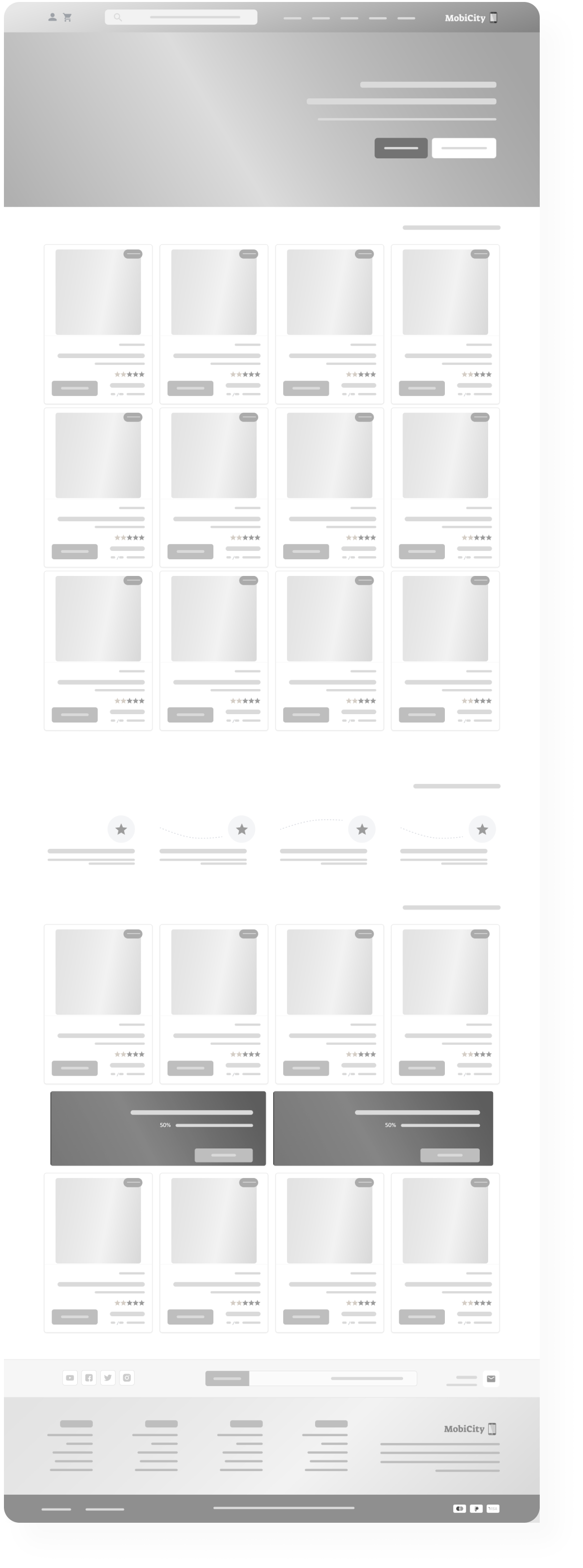 Wireframe — Filter sidebar